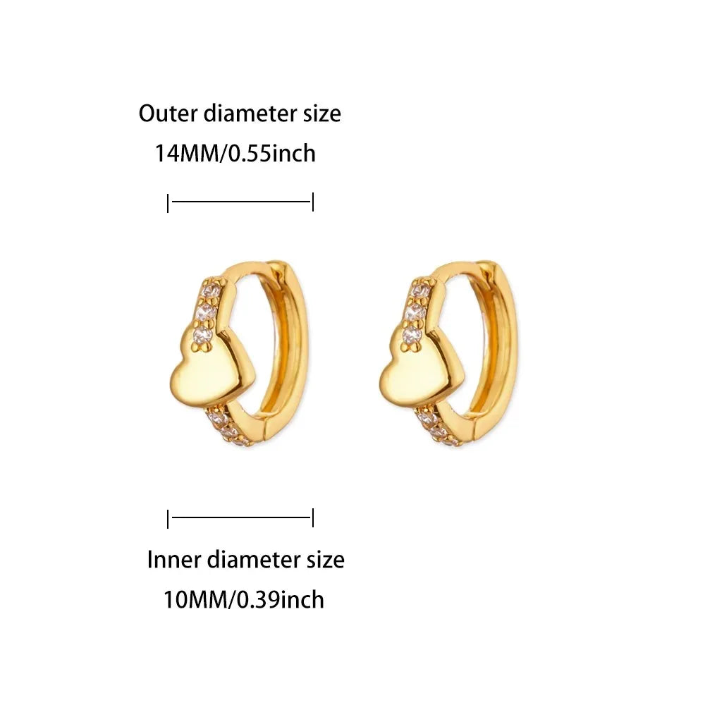 Wedding Heart Earrings