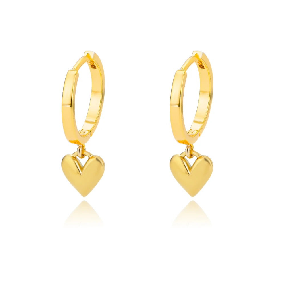 Wedding Heart Earrings