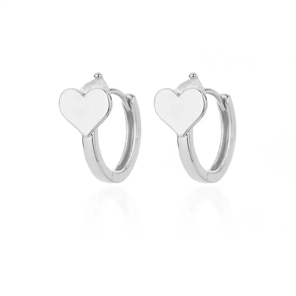 Wedding Heart Earrings