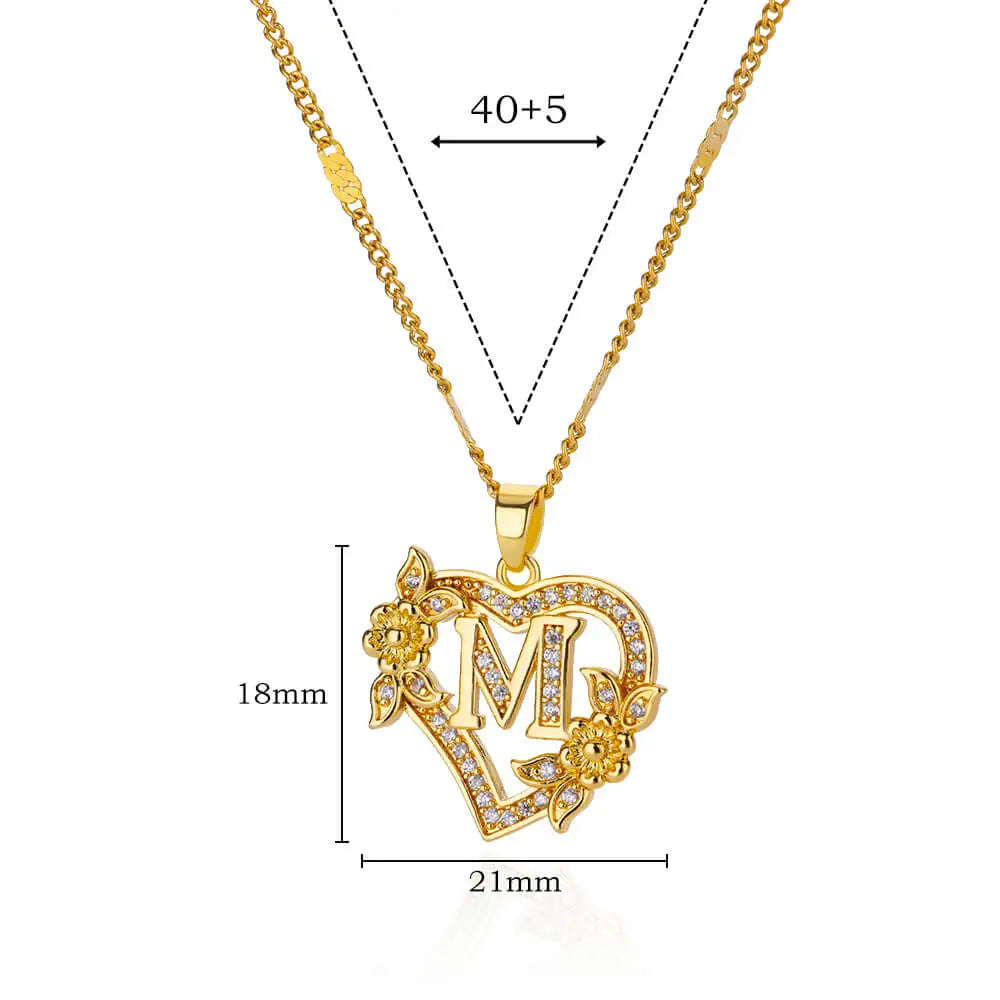 Zircon Flower Heart