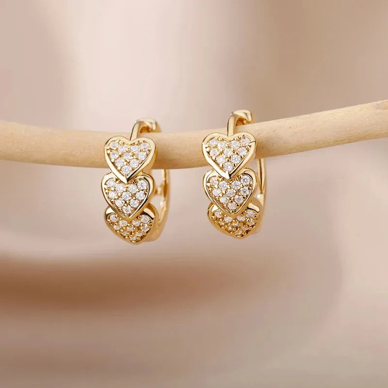 Wedding Heart Earrings