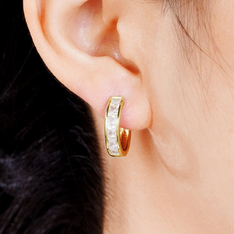 Luxe Square Hoop Earrings