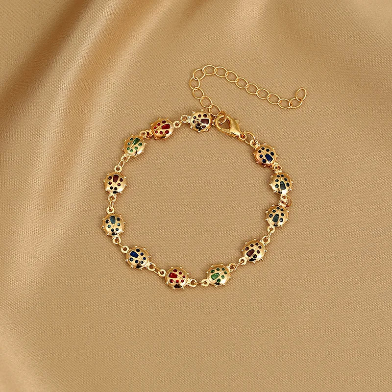 Korean Heart Charm Bracelet