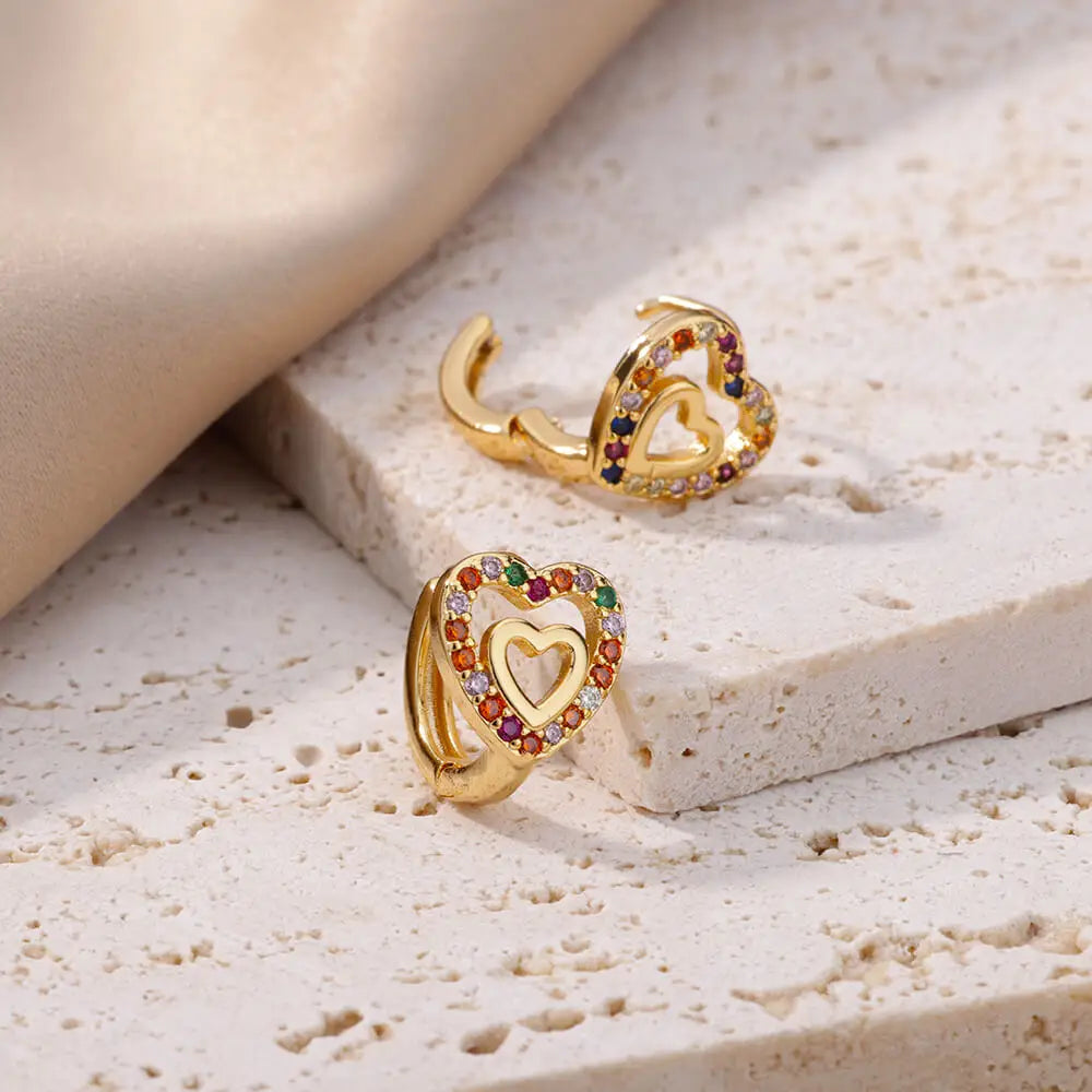 Wedding Heart Earrings