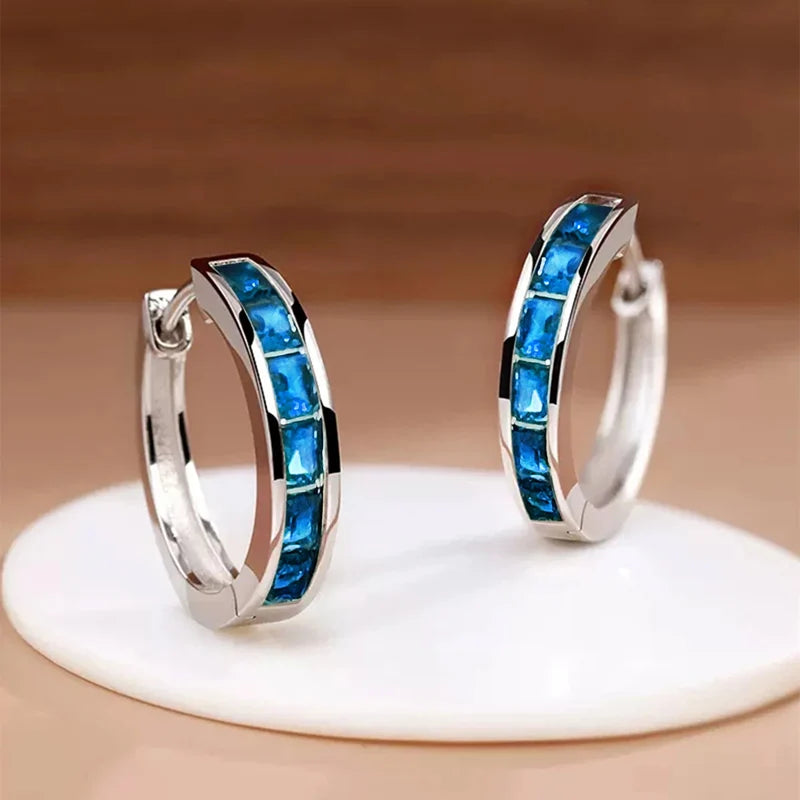 Luxe Square Hoop Earrings