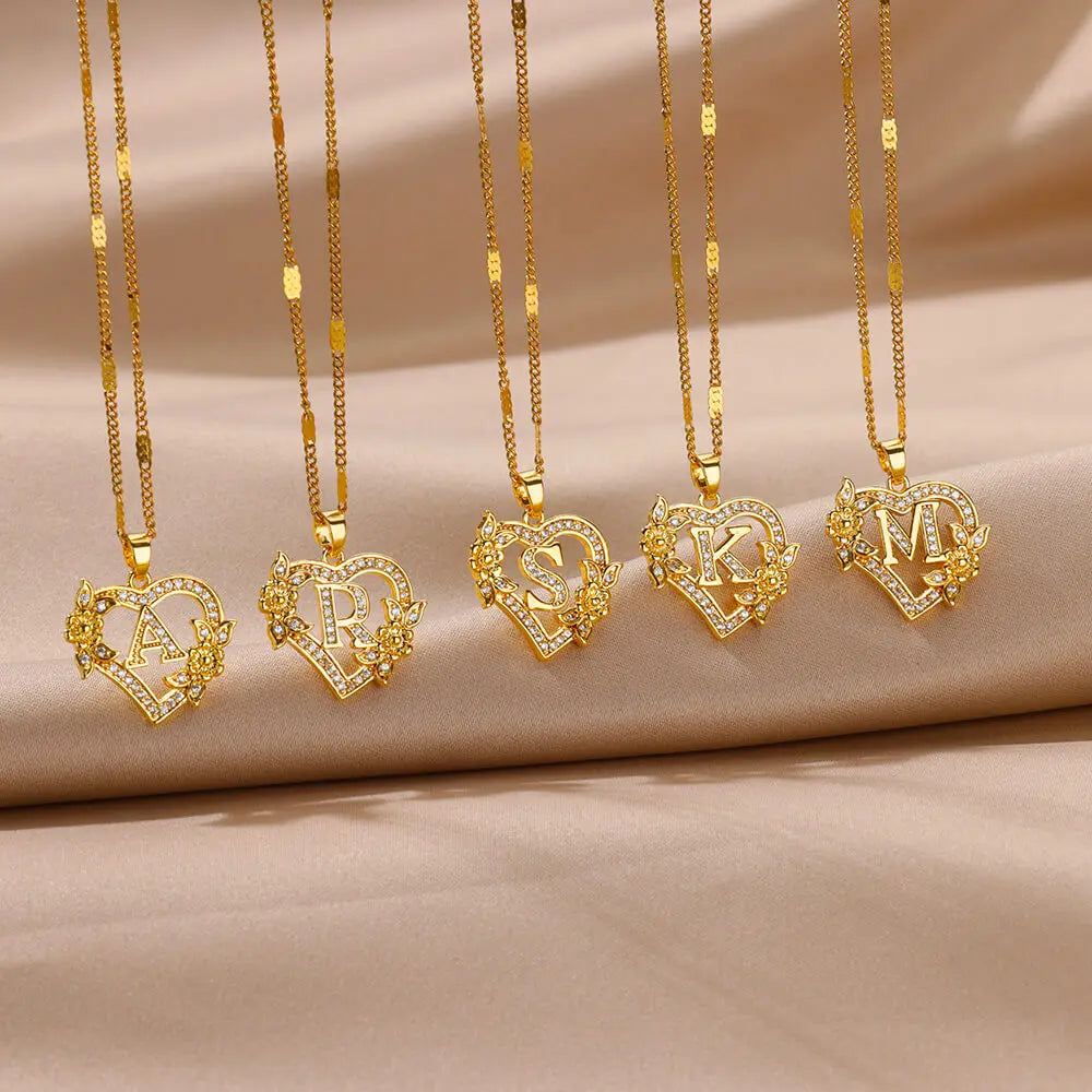 Zircon Flower Heart