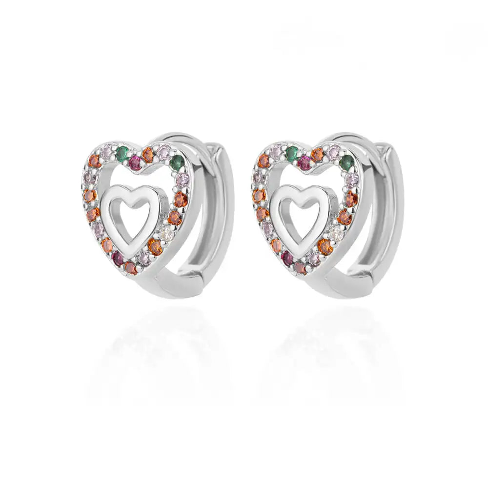 Wedding Heart Earrings
