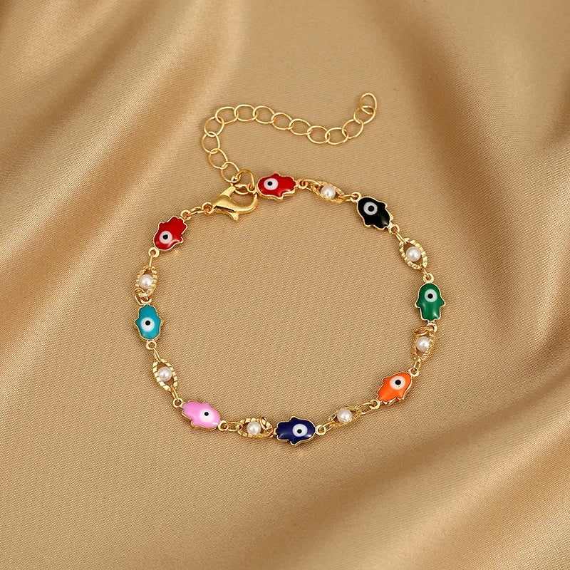 Korean Heart Charm Bracelet