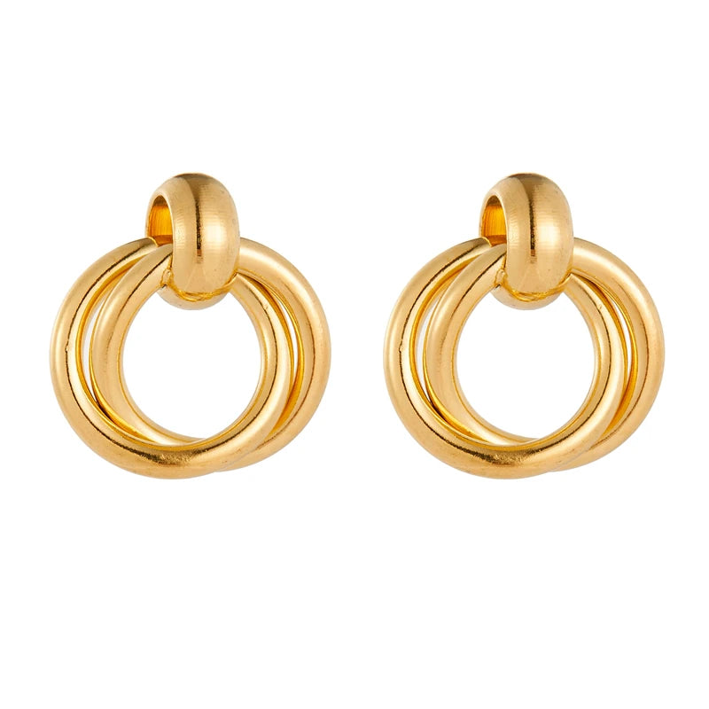 Infinity Circle Earrings