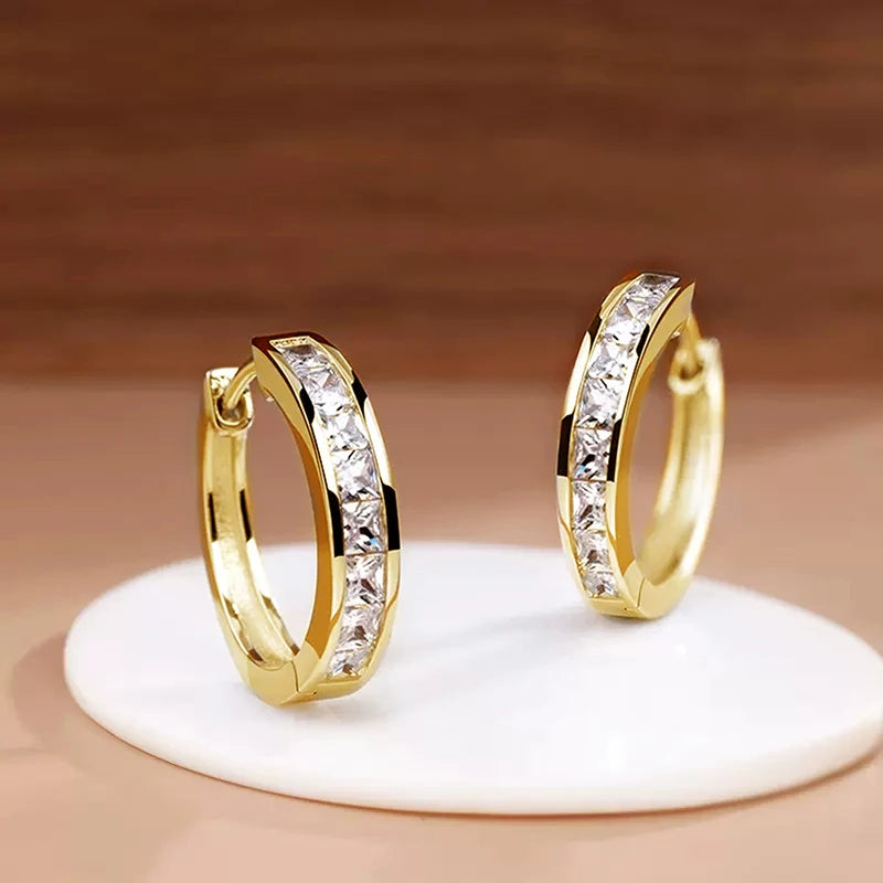 Luxe Square Hoop Earrings