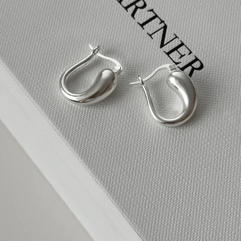 Copper Alloy Hoop Earrings