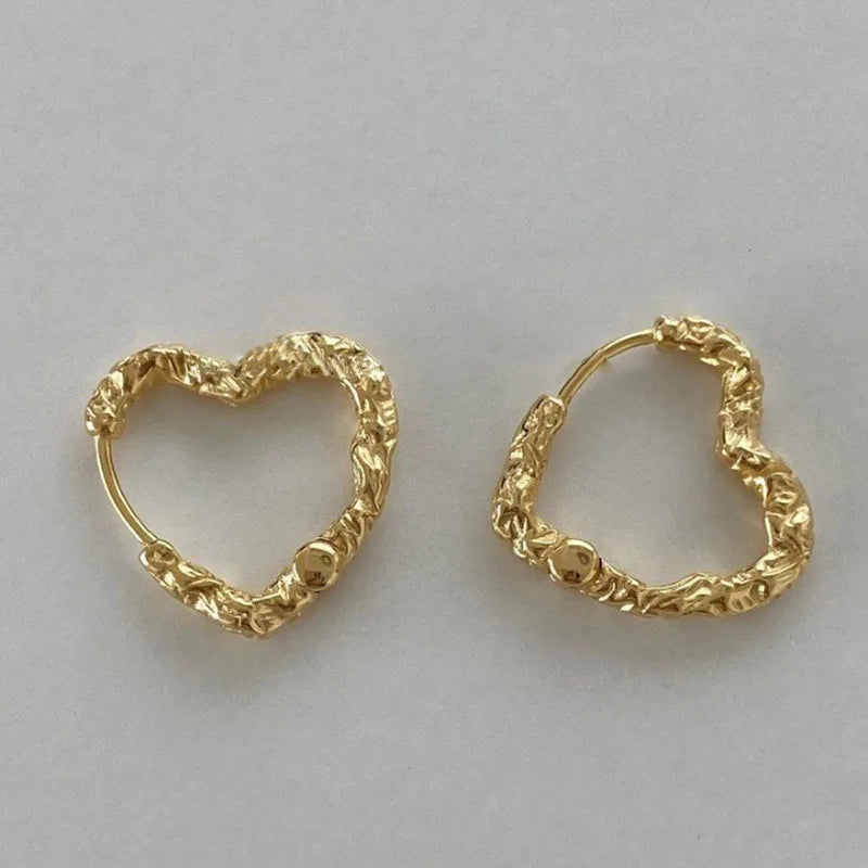 Copper Alloy Hoop Earrings