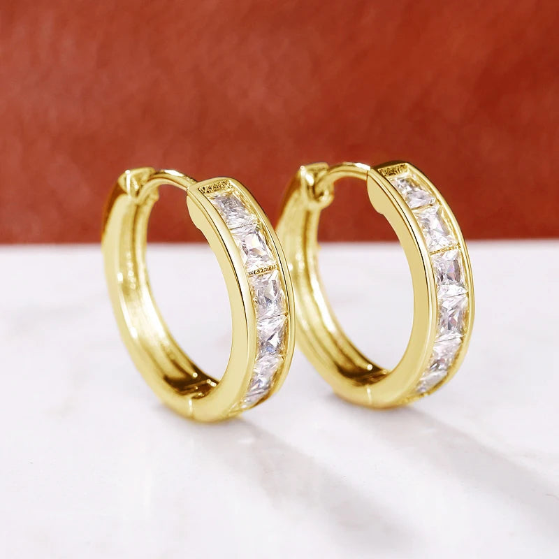 Luxe Square Hoop Earrings