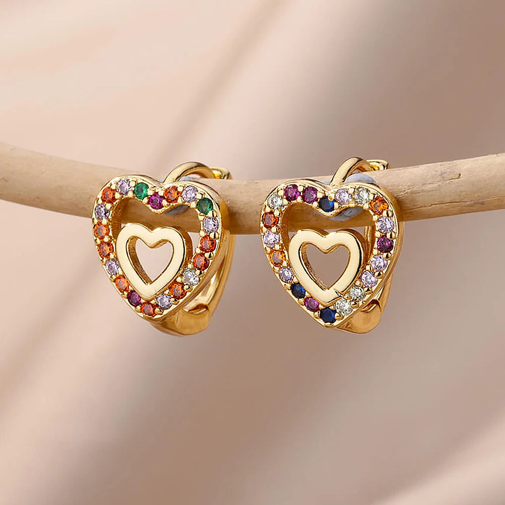 Wedding Heart Earrings