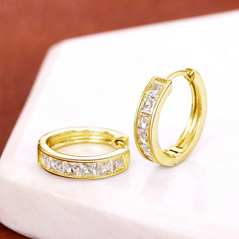 Luxe Square Hoop Earrings