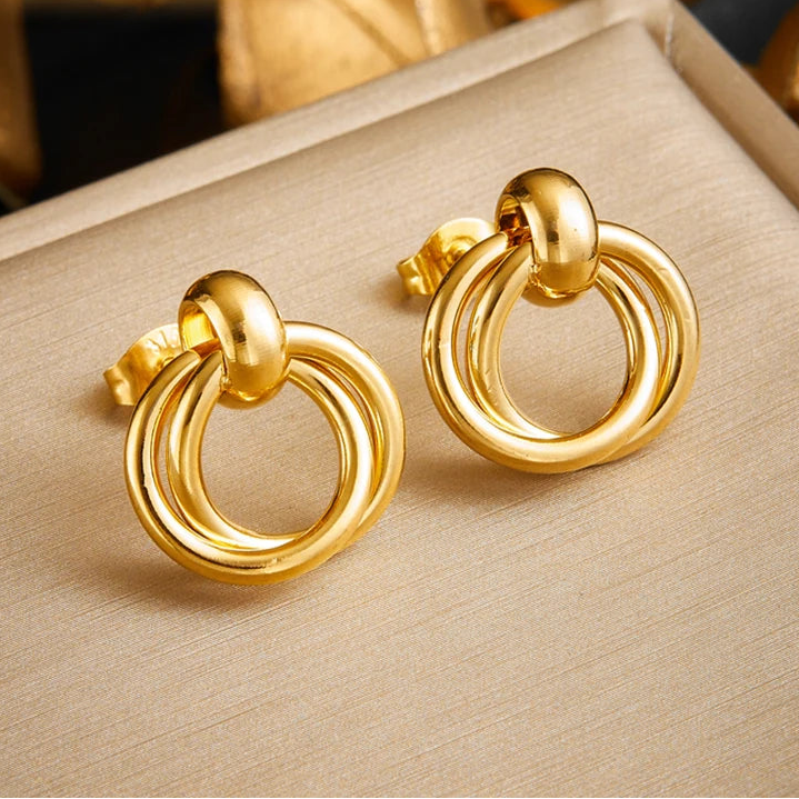 Infinity Circle Earrings