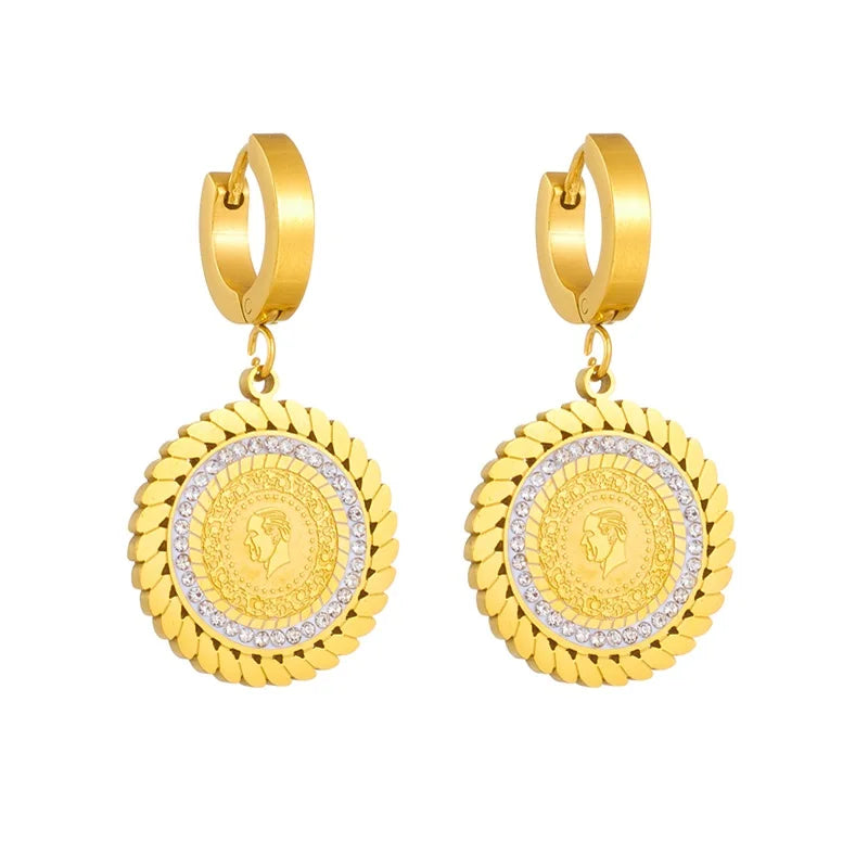 GoldenHalo Earrings