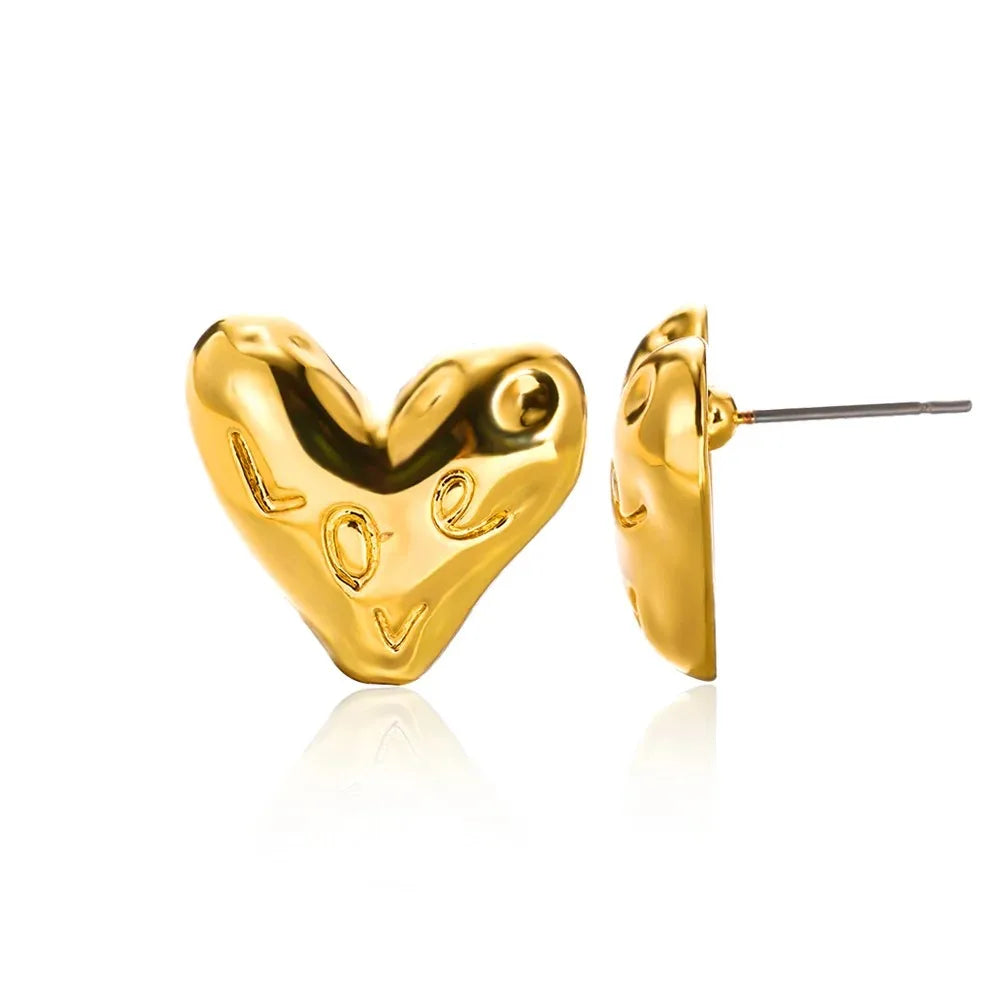 Wedding Heart Earrings