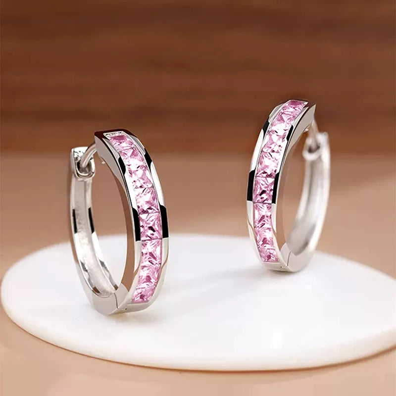 Luxe Square Hoop Earrings
