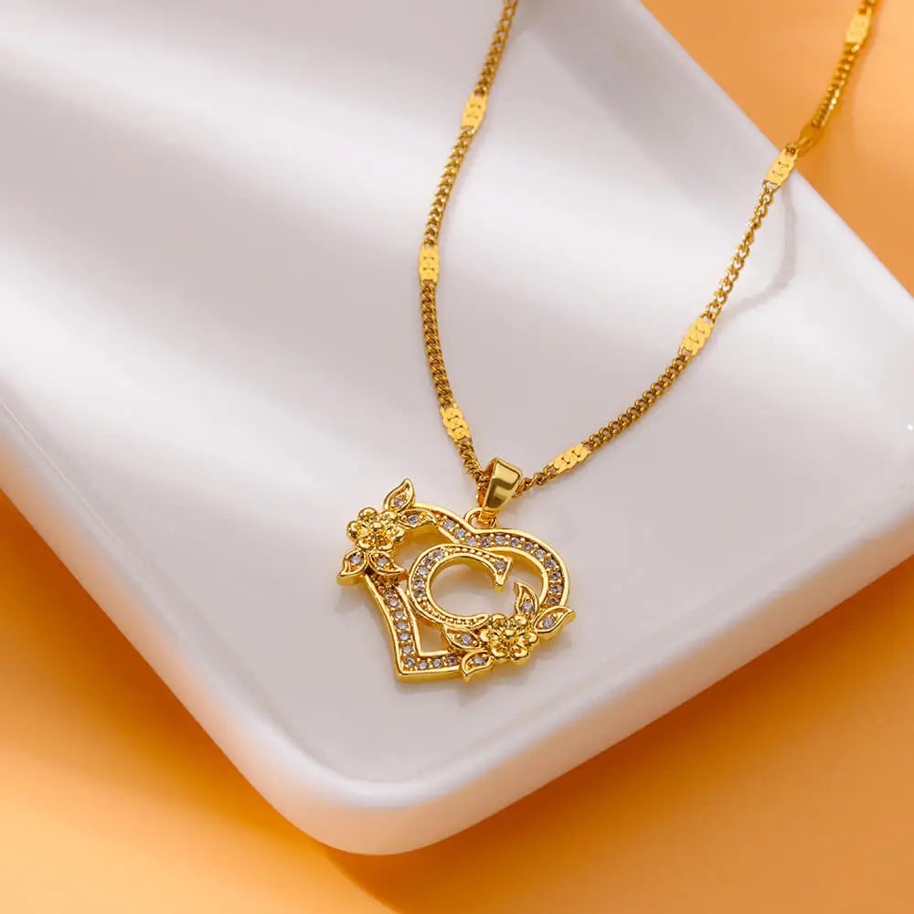Zircon Flower Heart
