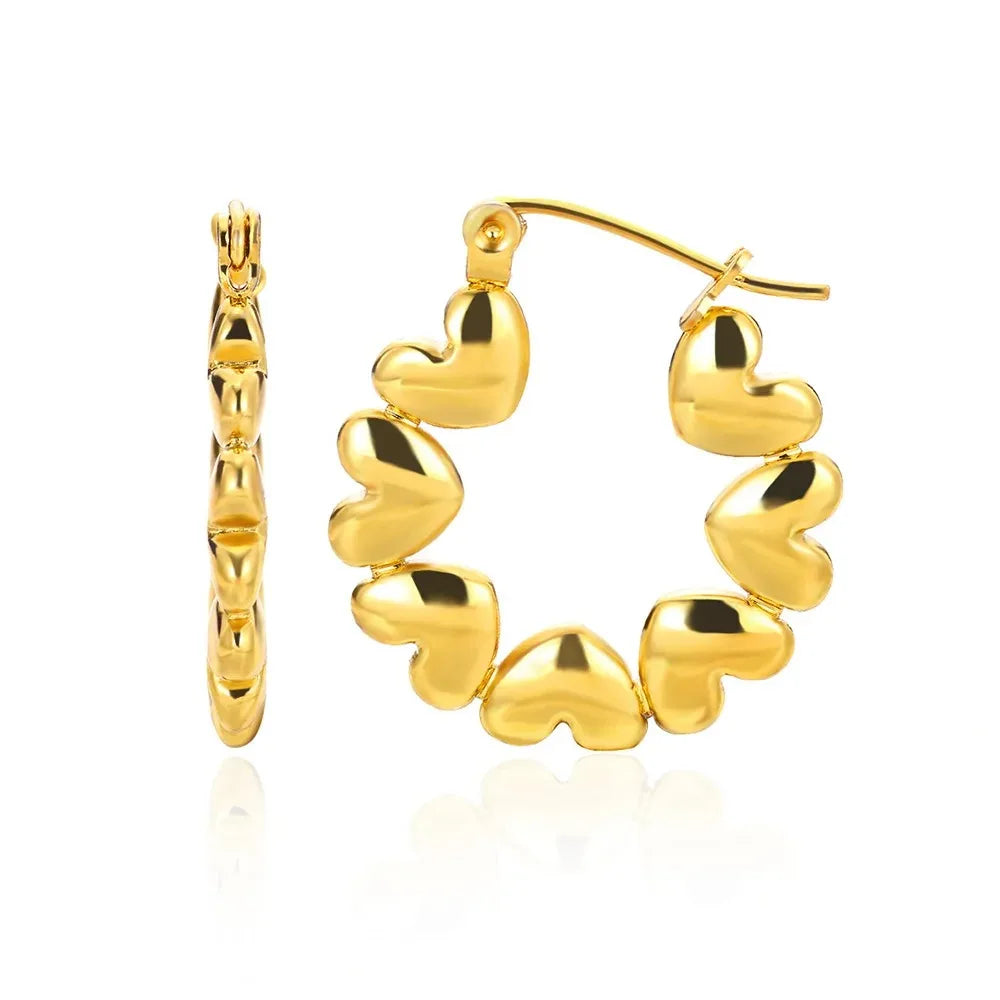 Wedding Heart Earrings