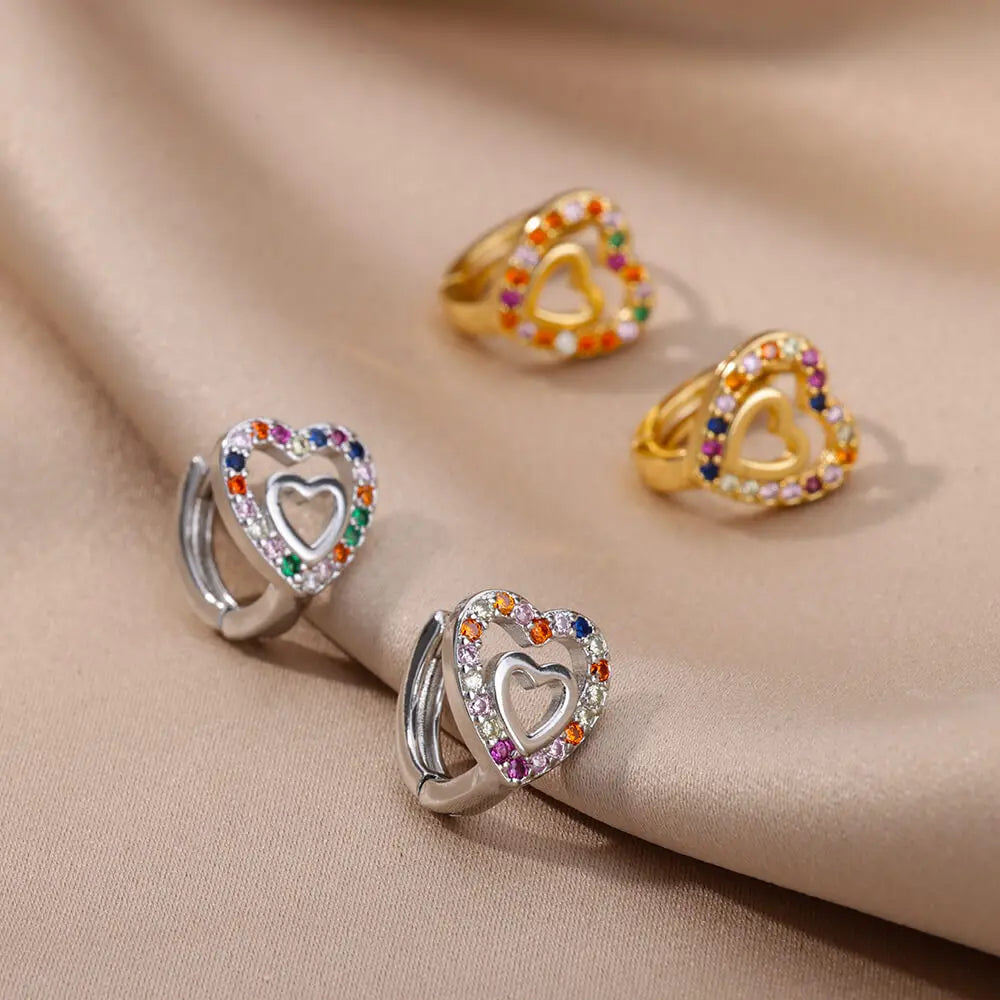 Wedding Heart Earrings