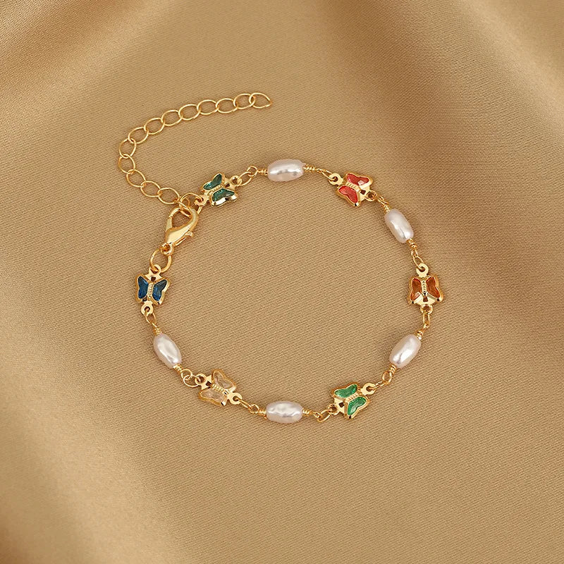 Korean Heart Charm Bracelet