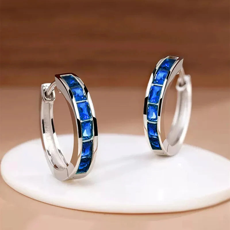 Luxe Square Hoop Earrings