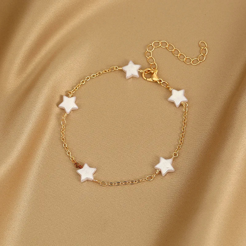 Korean Heart Charm Bracelet